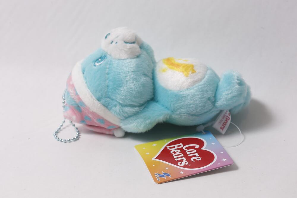 Japan Exclusive 2026 Care Bears Wish Bear Plush Keychain Soft Charm w Tag ~ 260
